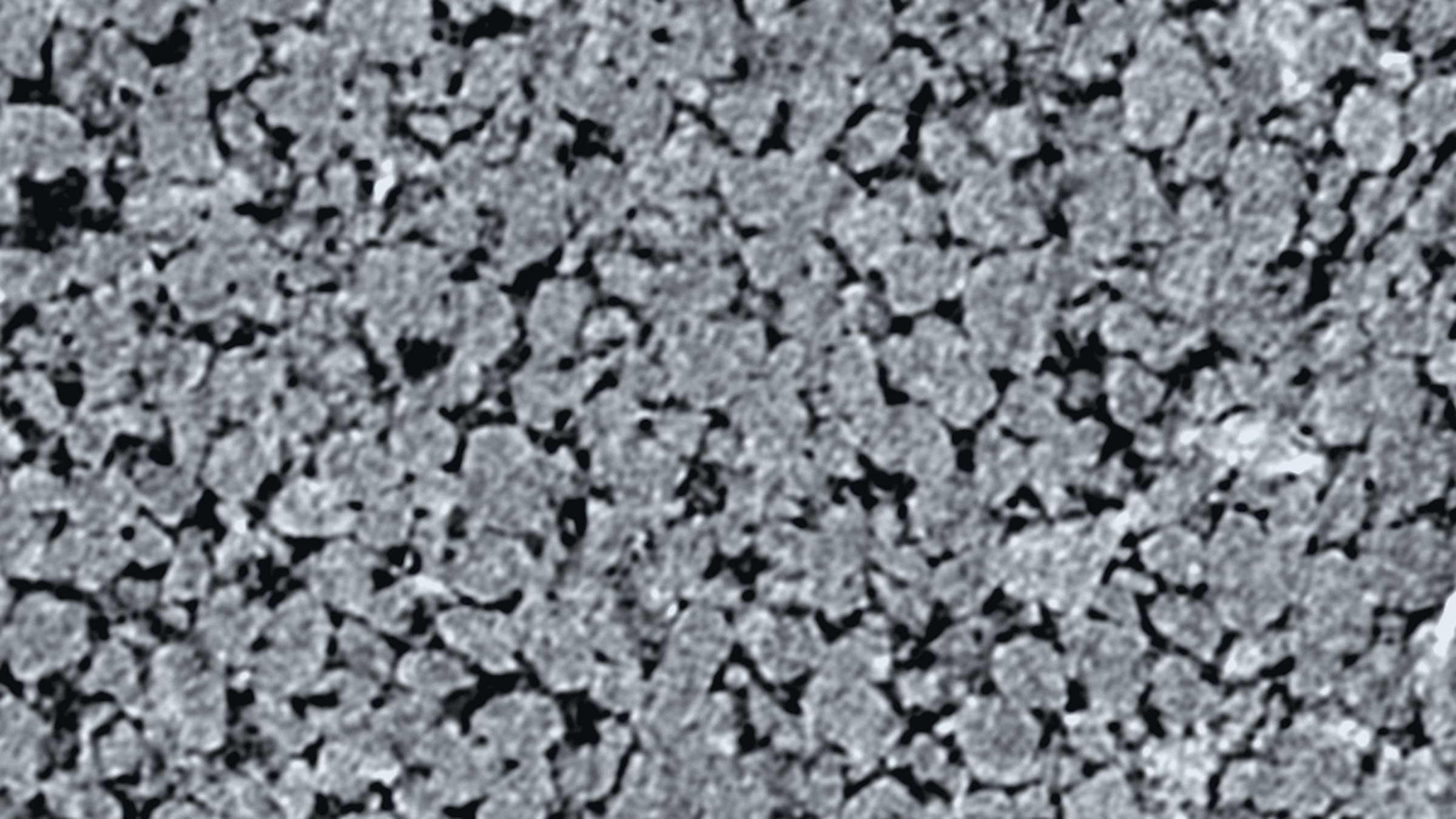 Raw micro-CT slice of Kirby sandstone