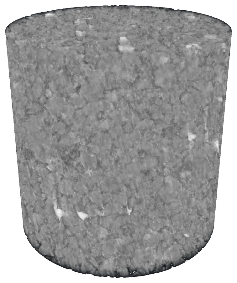 Kirby sandstone core plug, X-ray volume